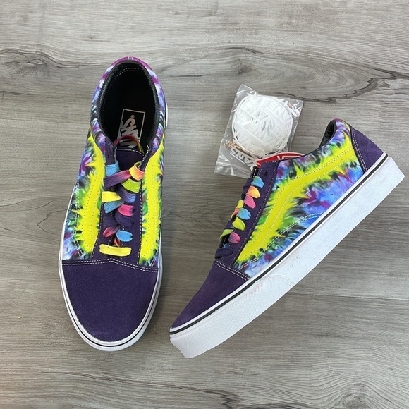 VANS-TIE DIE SHOES LOW TOPS - Picture 6 of 8